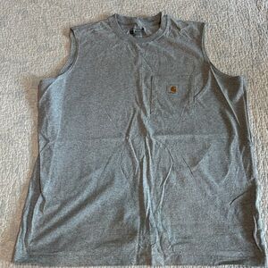 Carhartt Men's Heather Gray Tank Top